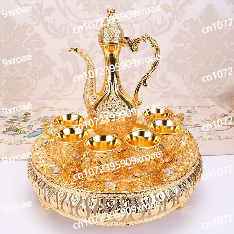 

European-style Jugs with Vintage Jug Antique Style Liquor Glass Creative Russian Wine Set Wine Cabinet Set Pieces Bar Set Wine