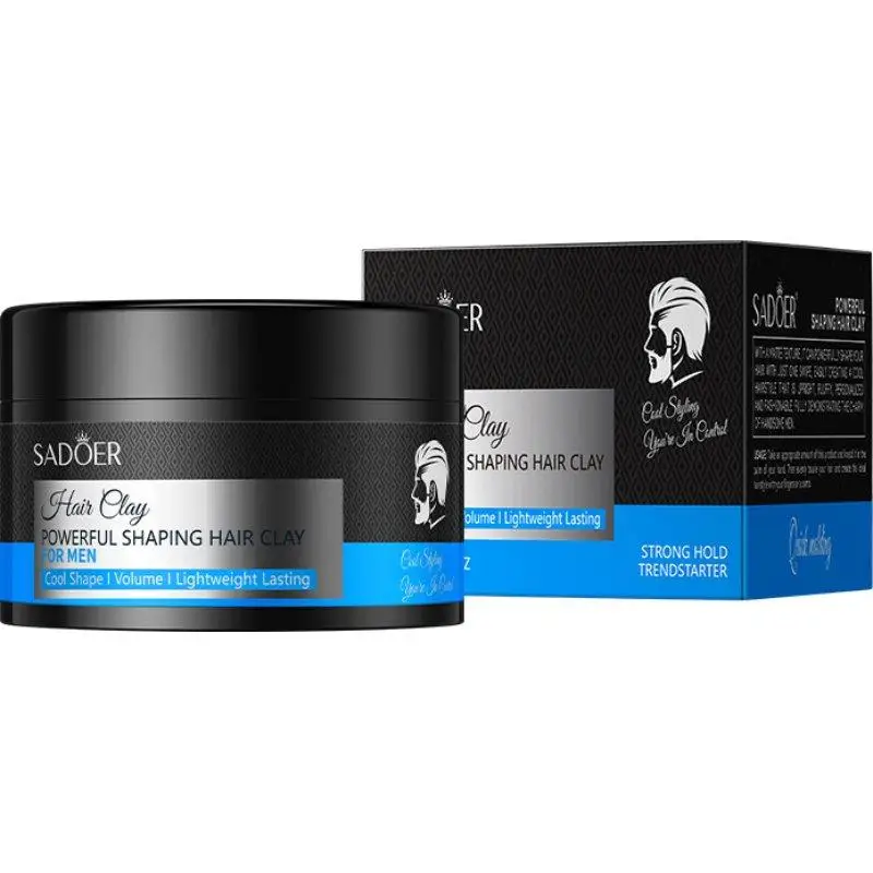 Men's Hair Styling Clay Strong Hold Matte Finish Hair Wax Long Lasting Volume Shaping Cream For Men Hair Grooming view 6