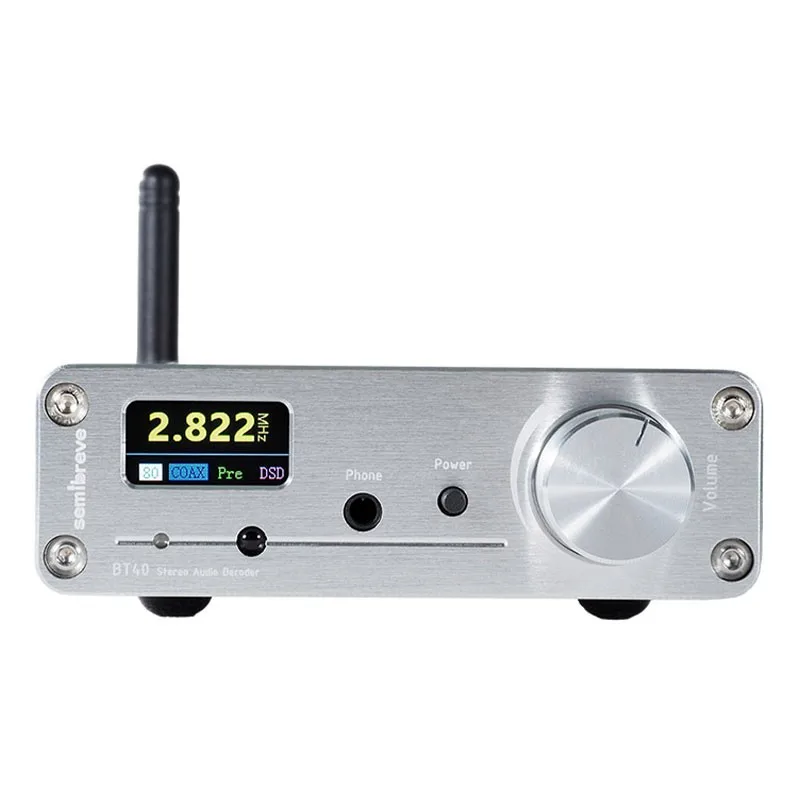 Semibreve BT40 HD LDAC Bluetooth5.1 DAC Receiver ES9038 Audio Decoder Support 3 SRC Frequency Up and Down