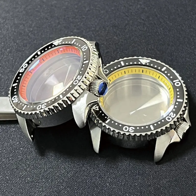 

Watch Parts Solid 42mm Stainless Steel SKX007/009 Diver Watch Case Ceramic Bezel Sapphire Glass Suitable For NH35/36 Movement