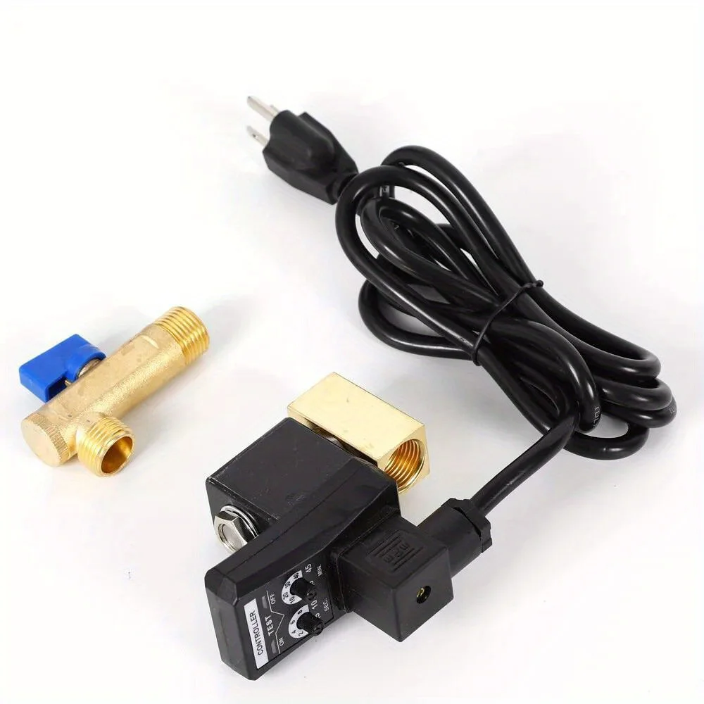 1/2" Automatic Compressor Drain Valve - Set & Forget Tank Water Release