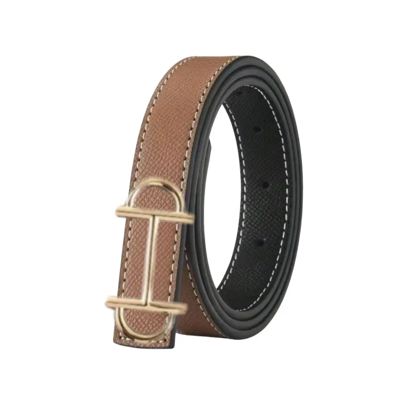 النساء خمر خياطة حزام جلد 2.8 سنتيمتر سليم جلد البقر الحقيقي للجينز عادية ريترو مشبك قابل للتعديل ، 100 سنتيمتر Ins حزام الموضة #2