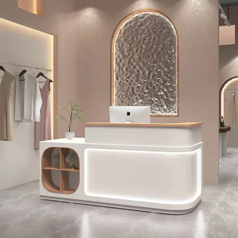 Italian Style Clothing Shop Reception Desks Hotel Designer Simplicity Reception Desks Beauty Salon Furniture Receptionen HBRD