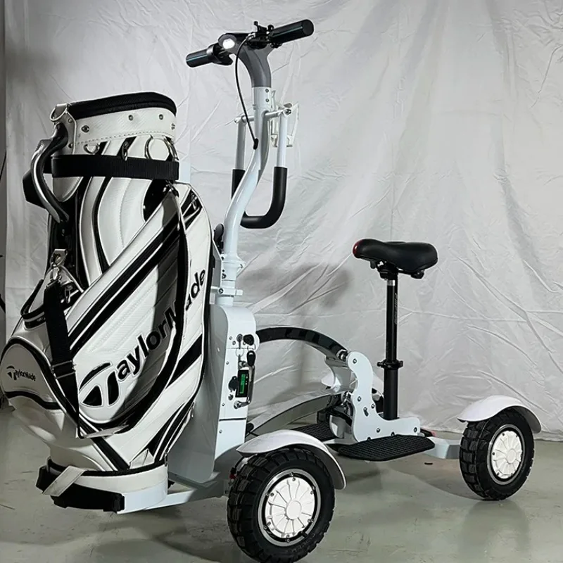 Four Wheels 48v 20ah Foldable 2400w Mini E Cart Golf Electric Scooter