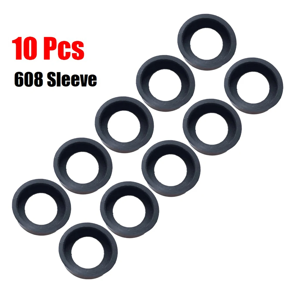 

10pcs Bearing Rubber Sleeve Power Tool Parts For 608 Angle Grinder Electric Hammer Bearing Cover Electrical Tool Accessories
