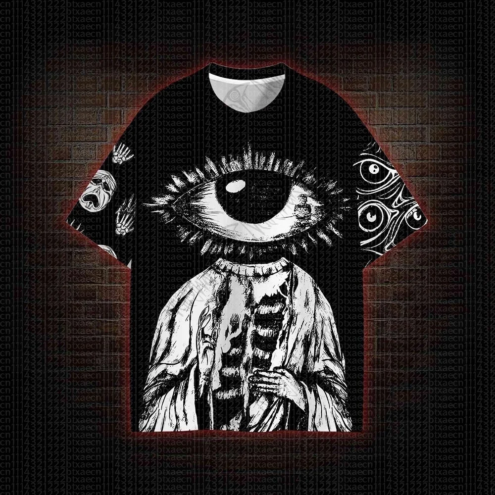 2026 New Movie Sporty Fashion Adult & Kids Round Neck T-Shirt Streetwear Gothic Horror Film Gift