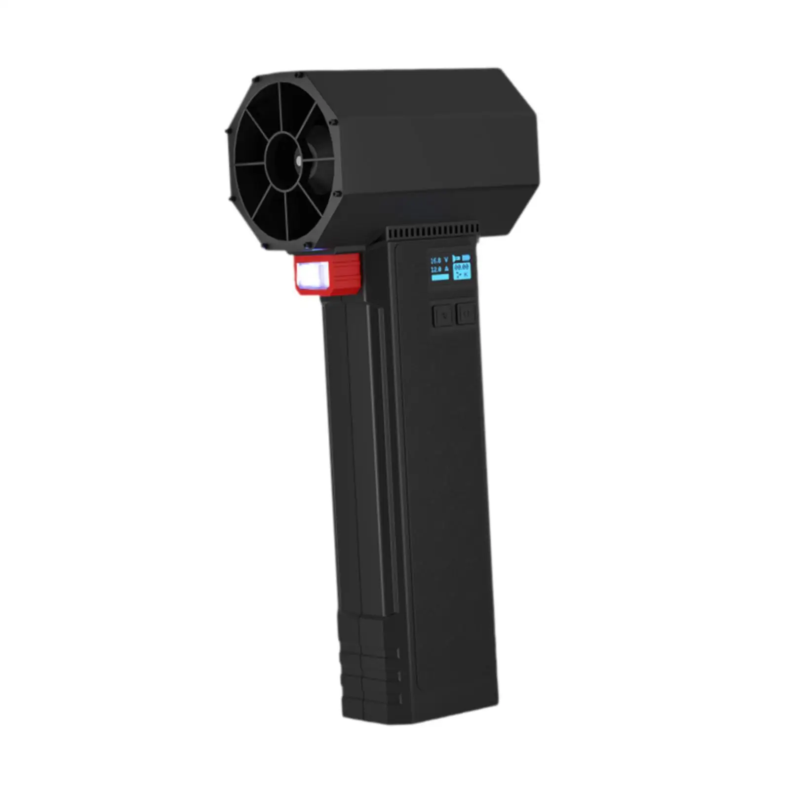 Fan Blower Handheld 1600G Thrust Turbofan Fan with LED Lighting for Drying Computer Keyboard Car Wash Home Snow Removal