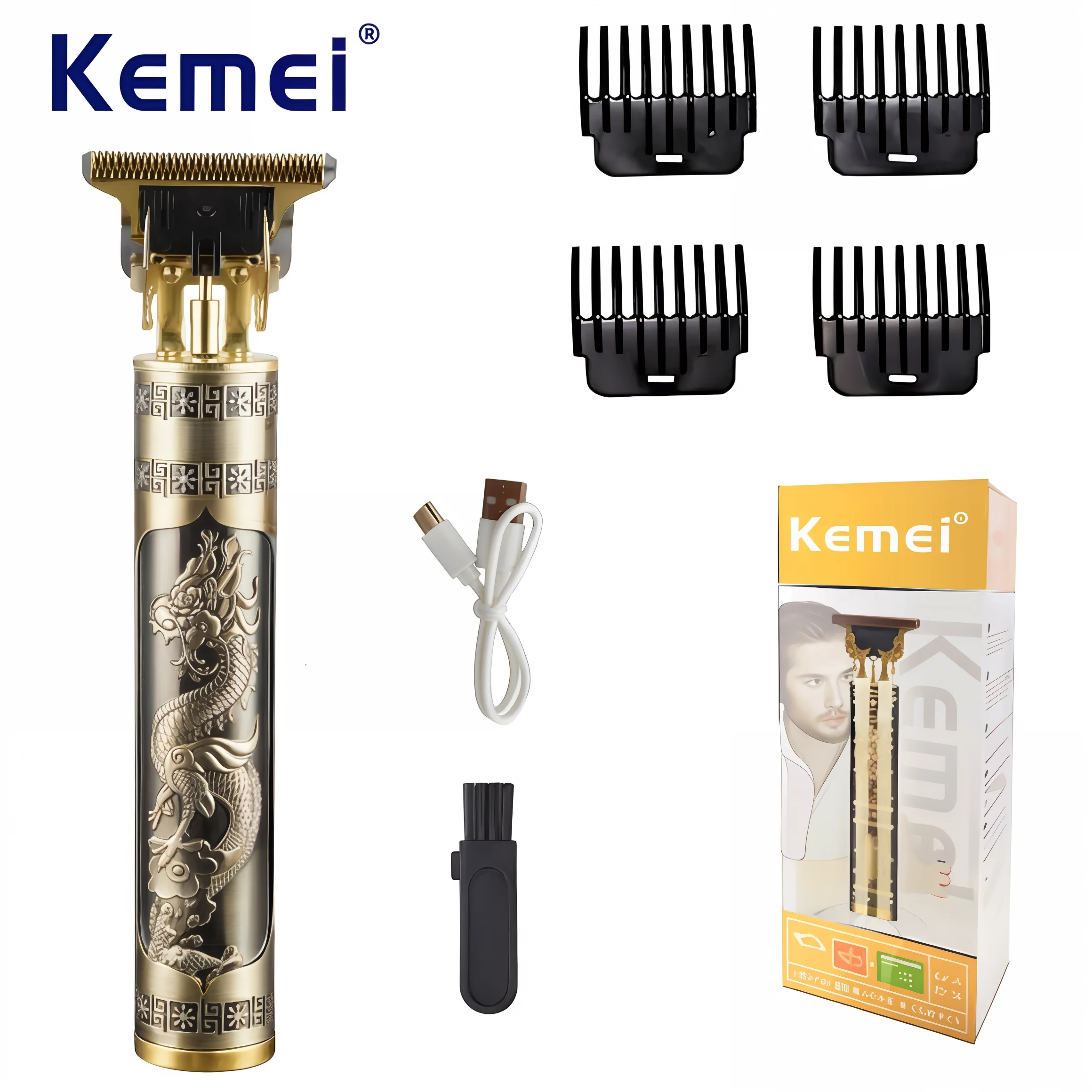 Kemei KM-T9 professional electric hair clipper cordless hair clipper men's hair clipper electric shaver hair clipper