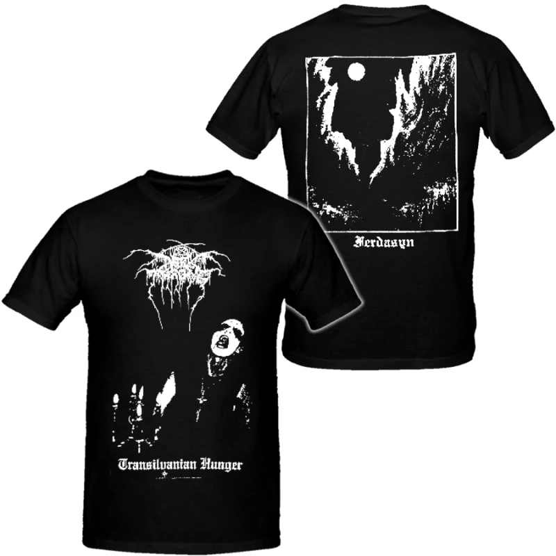 Camisetas Masculinas da Banda Darkthrone, Estilo Hip Hop Heavy Metal, Camiseta de Algodão Unissex, Moda de Verão, Manga Curta, Camiseta Vintage