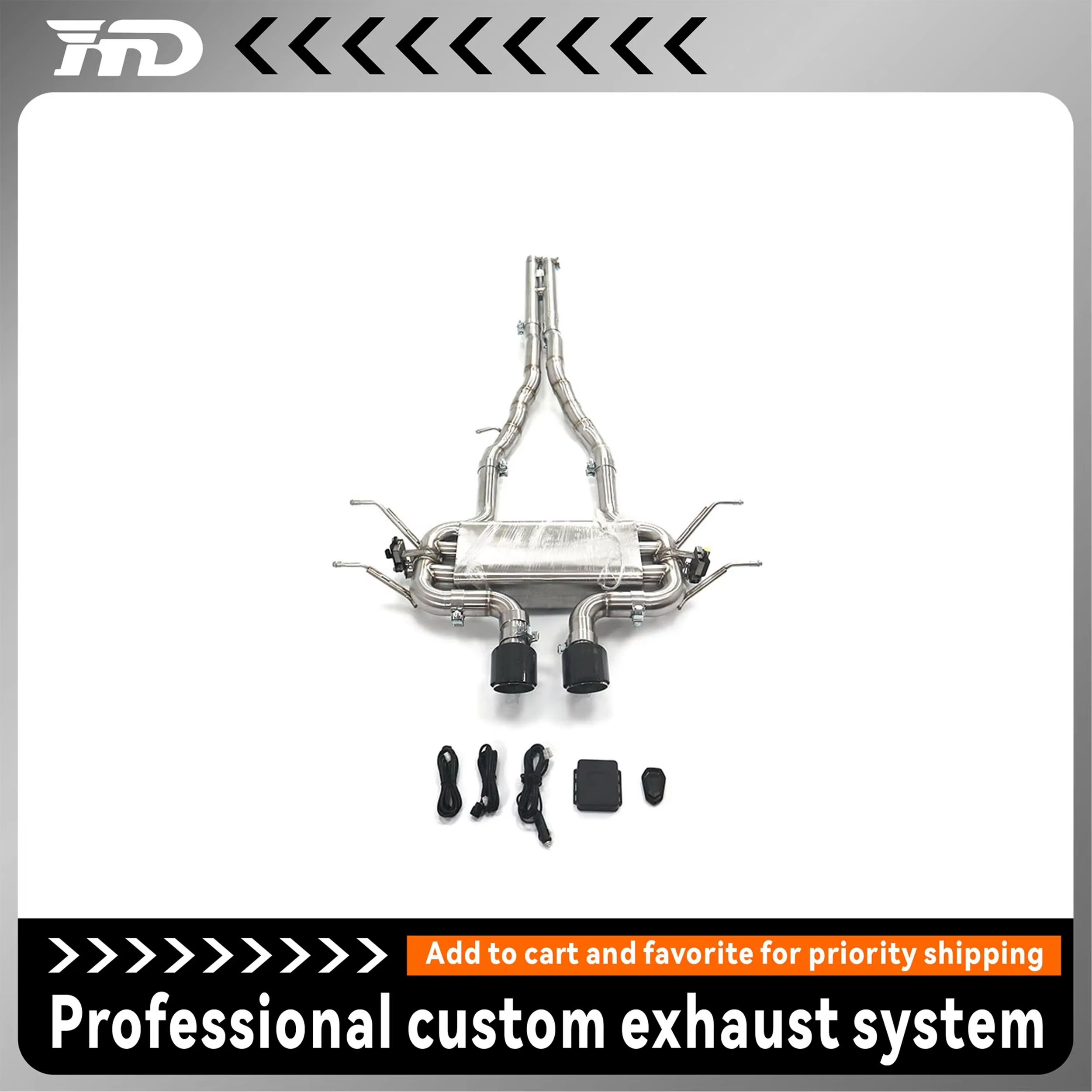 

HMD Stainless Steel Material Exhaust System Performance Catback For Jaguar F-type 3.0T Auto Modification