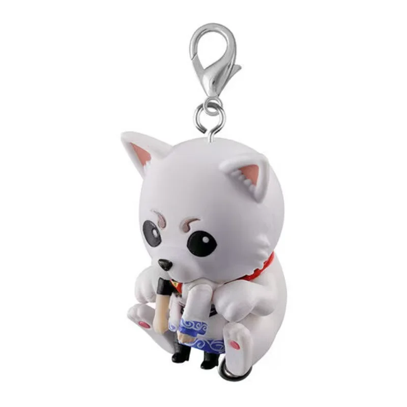 Bandai Original Gashapon Gintama Sakata Gintoki Figure Keychain