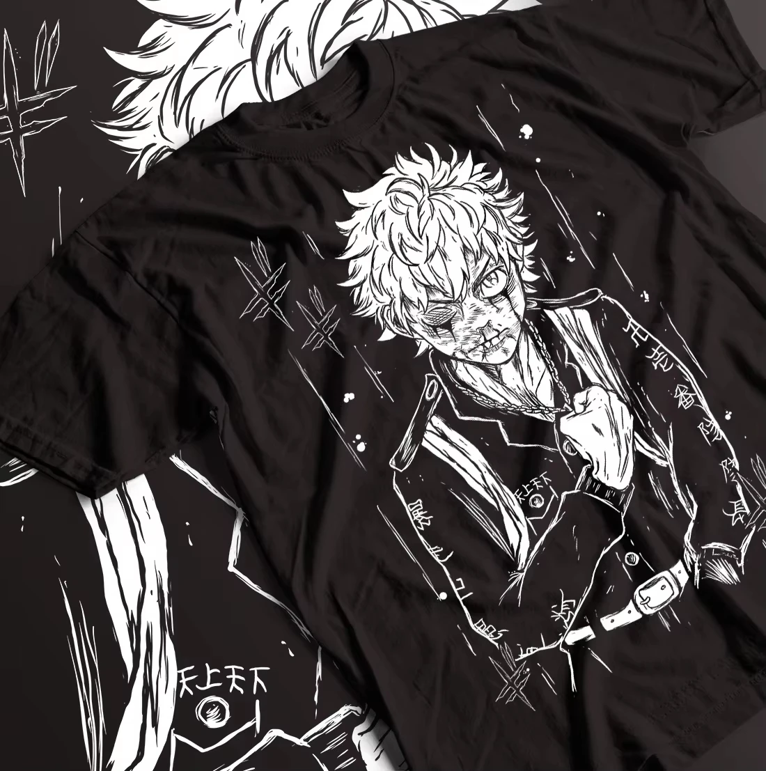 Tokyo Revengers Chifuyu Matsuno Mikey Draken Takemichi T-shirt Black Anime Manga Graphic Print Casual Short Sleeve Vintage Top