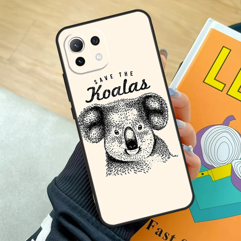 Cute Australia Koala Art Case For POCO F5 X5 X3 Pro M5 C40 F4 X4 GT F3 Xiaomi 13 Ultra 12 Lite 11T 12T Pro 12X Cover