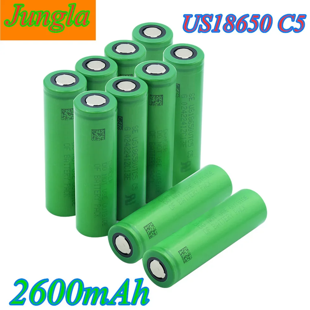 2022 10 stück 3,7 V Volt Wiederaufladbare US18650 VTC5 2600mAh VTC5 18650 Batterie Ersatz 3,7 V 2600mAh 18650 batterien