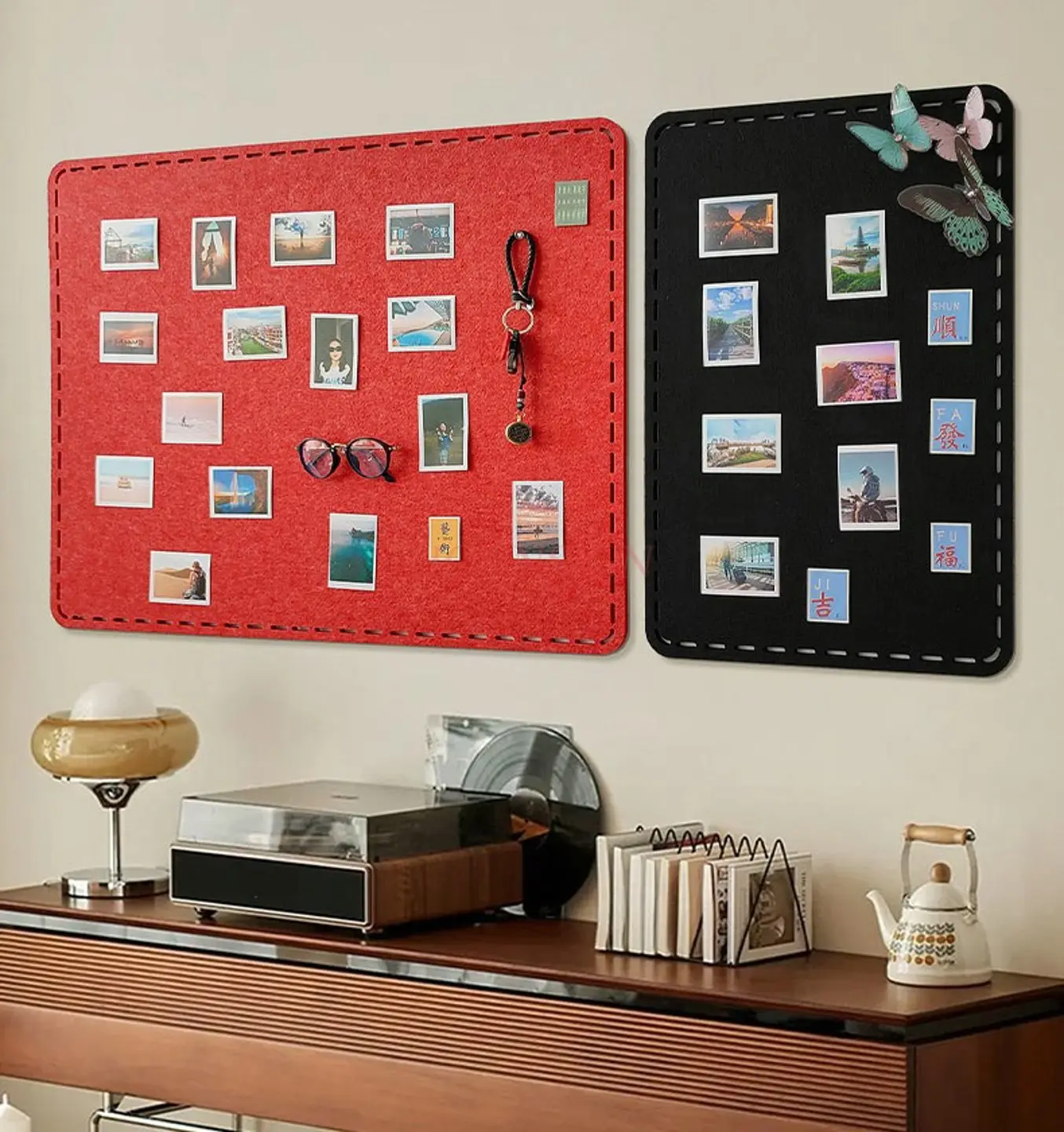 قطعة واحدة من صور لوحة اللباد الملونة، ملصقات الحائط، بدون عرض اللكم، جدار الخلفية، لوحة رسائل الفلين، غرفة المعيشة، غرفة النوم