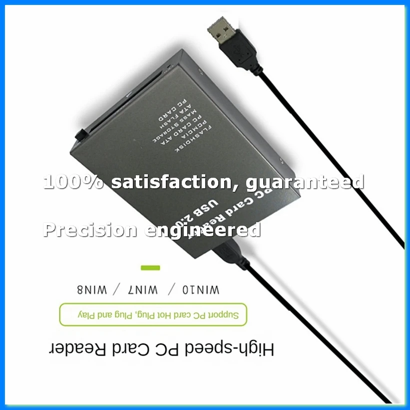 USB2.0 PCMCIA Card Reader Card Reader PC Card Reader USB 2.0 to PC PCMCIA Adapter Flash Disk Memory Card Reader-A07G