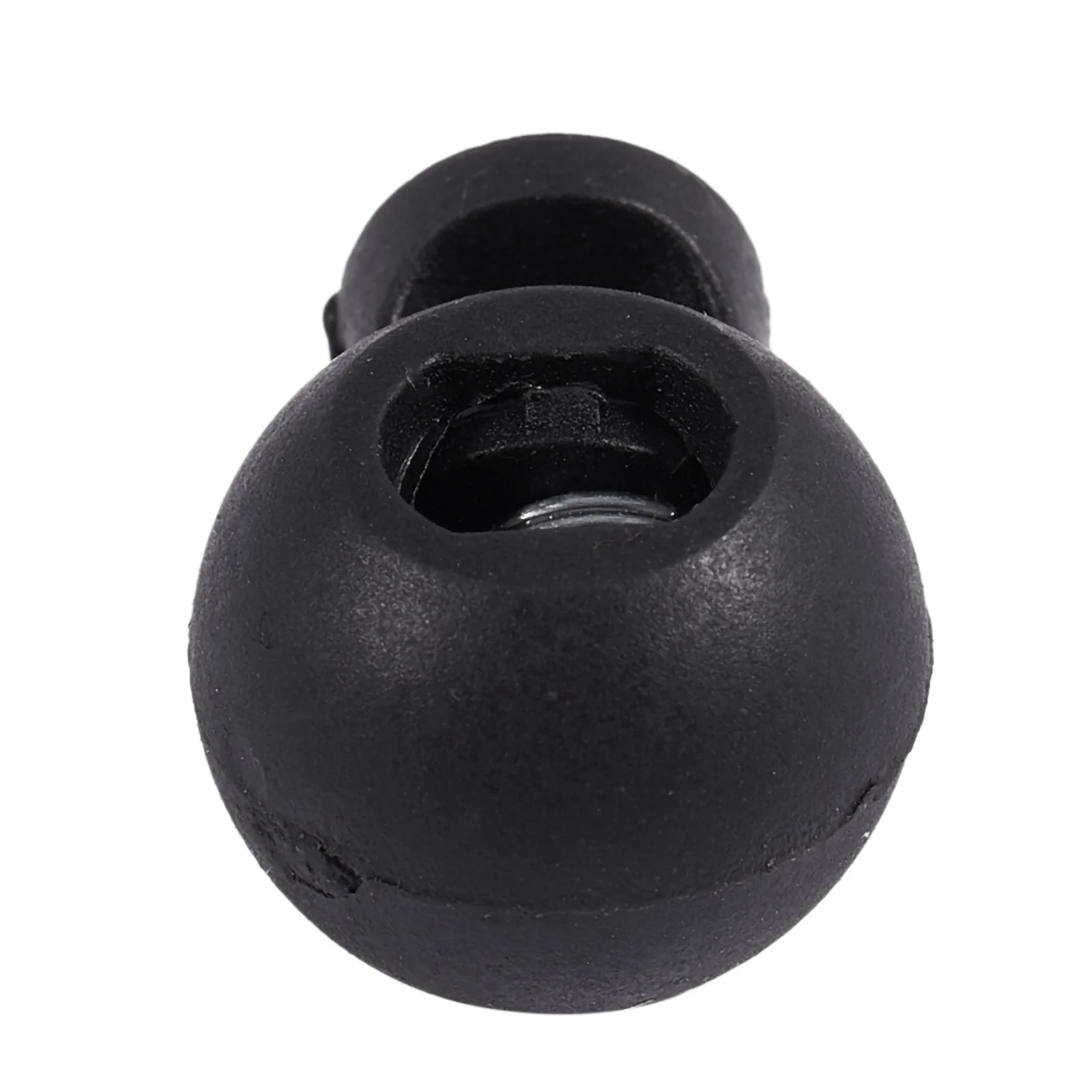 

ABVB-600 Piece Cord Stopper DIY Black Plastic Connector Cord Lock Stopper Switch Cover