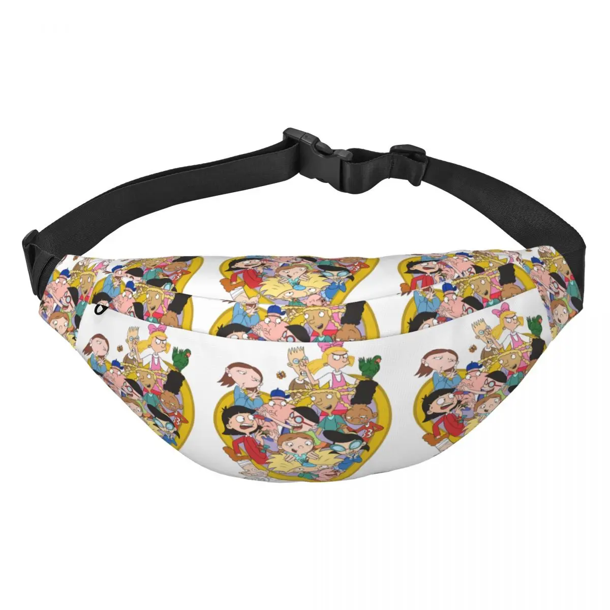 

Custom Hey Arnold Anime Comedy Helga Pataki Fanny Pack Women Men Sling Crossbody Waist Bag Cycling Camping Phone Money Pouch