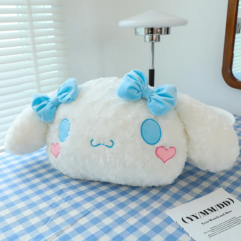 60/90cm Anime Sanrio Cinnamoroll Plush Toys Cartoon Japanese Style Pillows Sofa Cushion Girl's Room Decoration Kid Birthday Gift