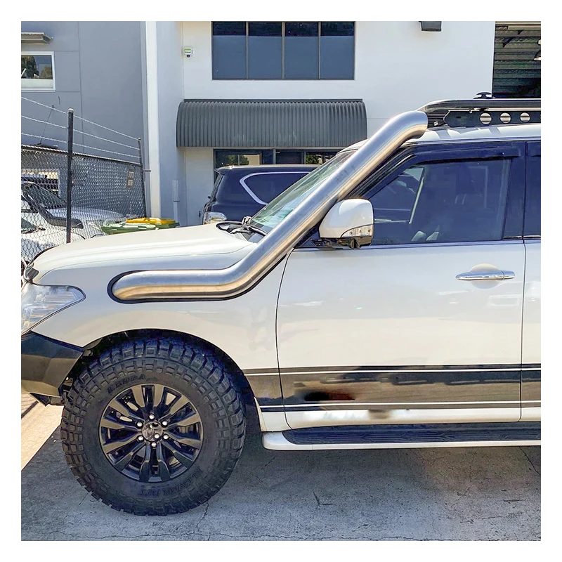 Universal Offroad Snorkel 4X4 Stainless Steel Snorkel for Toyota Hilux N80 Revo Steel 4x4 Pickup Snorkel Frontal