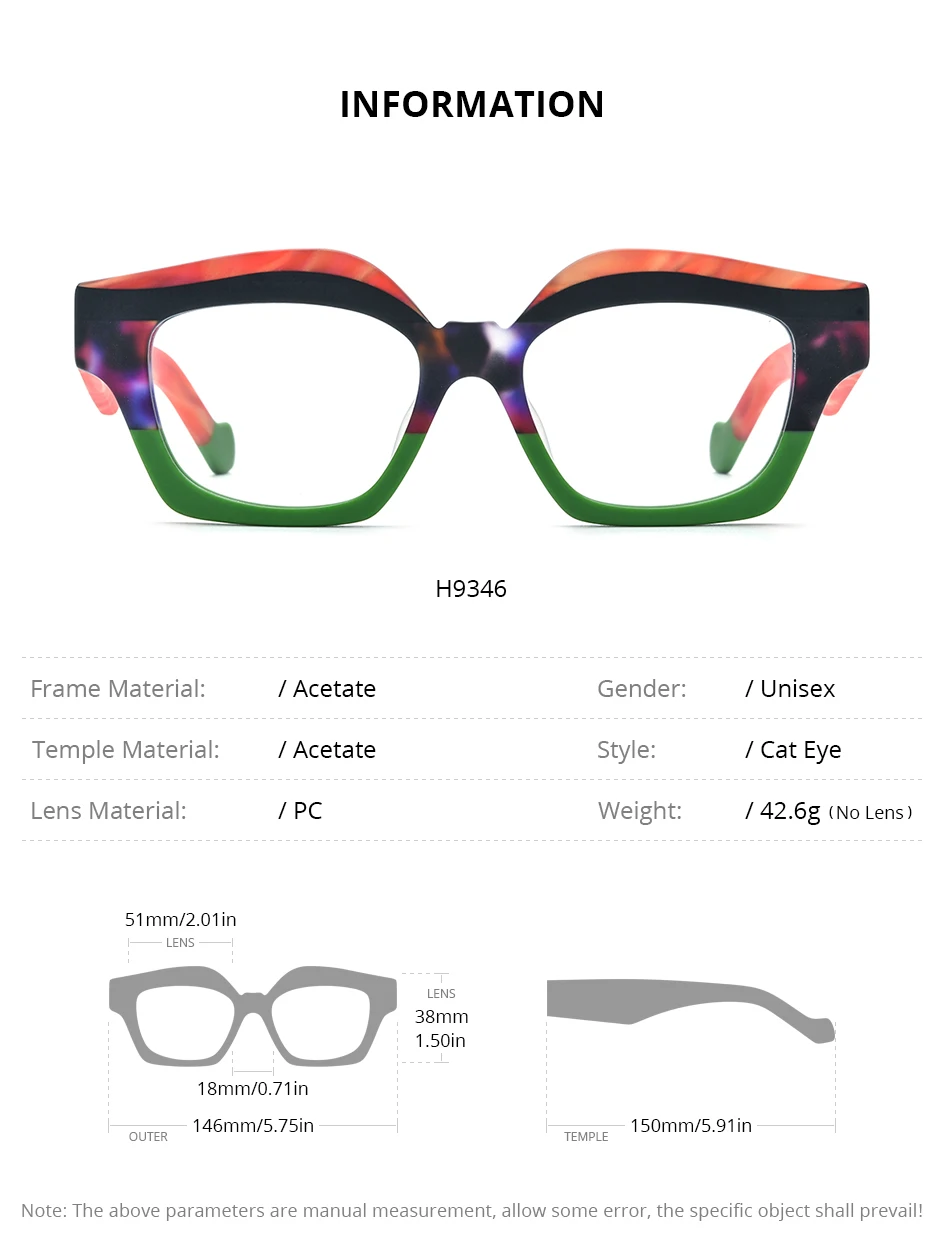 HEPIDEM Acetat Brille Männer Marke Designer Oversize Große Größe Brillen Rahmen Japanische Handgemachte Brille Männer Dicke Brillen 9374 – Detail 17