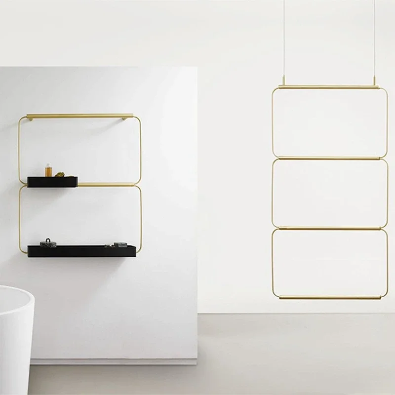 Simple bathroom villa large bedroom cloakroom clothing store rack