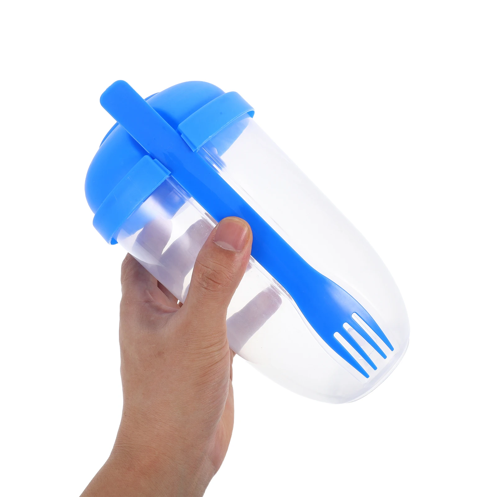 

Breakfast Salad Cup Portable Fruit Container Lightweight Plastic Leakproof Seal Safe Use Office School Outdoor Multifunctional