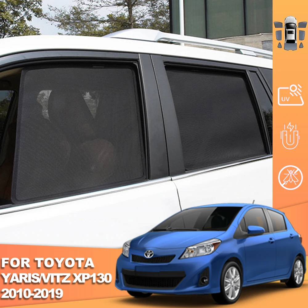 

For Toyota Yaris Vitz XP130 2012-2019 Magnetic Car Sunshade Visor Front Windshield Curtain Cover Rear Side Baby Window Sun Shade