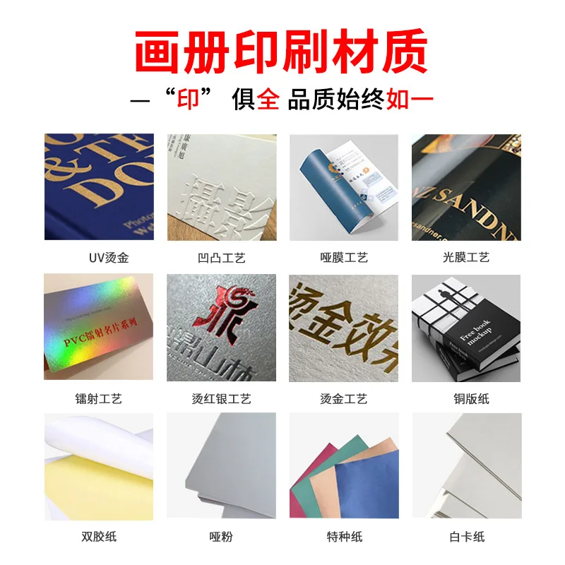 Custom. Enterprise Album Printing Brochure Printing Making Album Manual Product Description Hardcover Color Page Book Printing