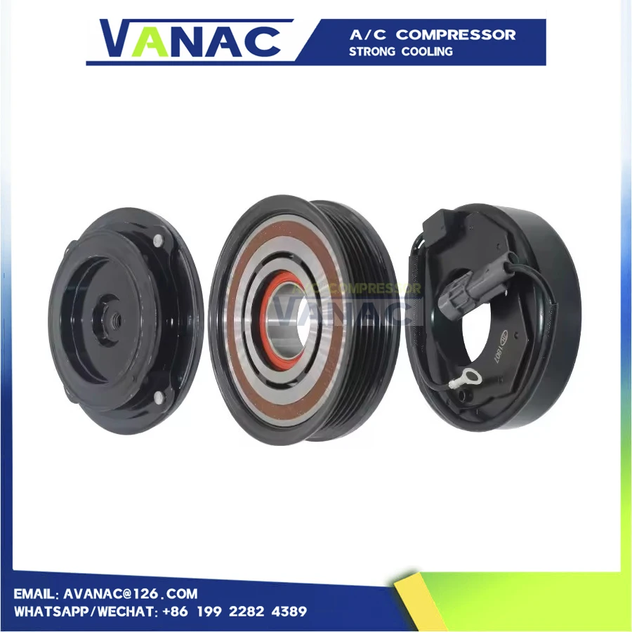 BZH-30082 auto air clutch for 447280-7424 for M.BENZ GLA pv6 120mm car ac spare parts / 447160-6370 / 447160-6372 / 447160-6373