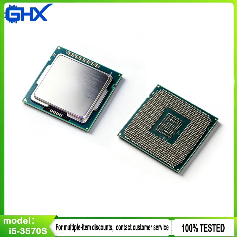 Processeur Core I5-3570S SR0T9 3,1 GHz, cache de 6 Mo, quadricœur, 4 threads, CPU de bureau LGA1155
