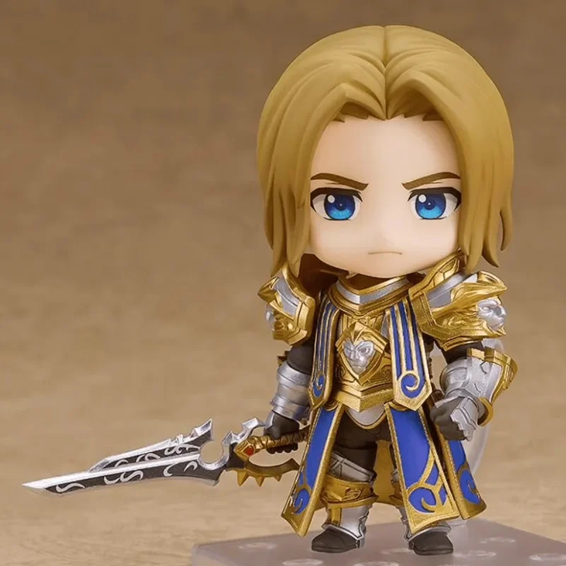 Original GSC Good Smile Nendoroid World of Warcraft Anime Figure Anduin Wrynn Action Figure Toys for Boys Girls Birthday Gifts