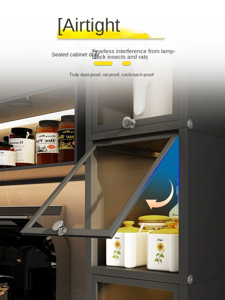 ZZXL Kitchen Crack Storage Rack Floor Standing Box Gap Side Storage Ultra Narrow Side Cabinet