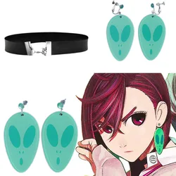 Anime DAN DA DAN Earstud Cosplay Momo Ayase Pendants Ear Hook Alloy Earrings Jewelry Eardrop Accessories Ear Clip Xmas Props 