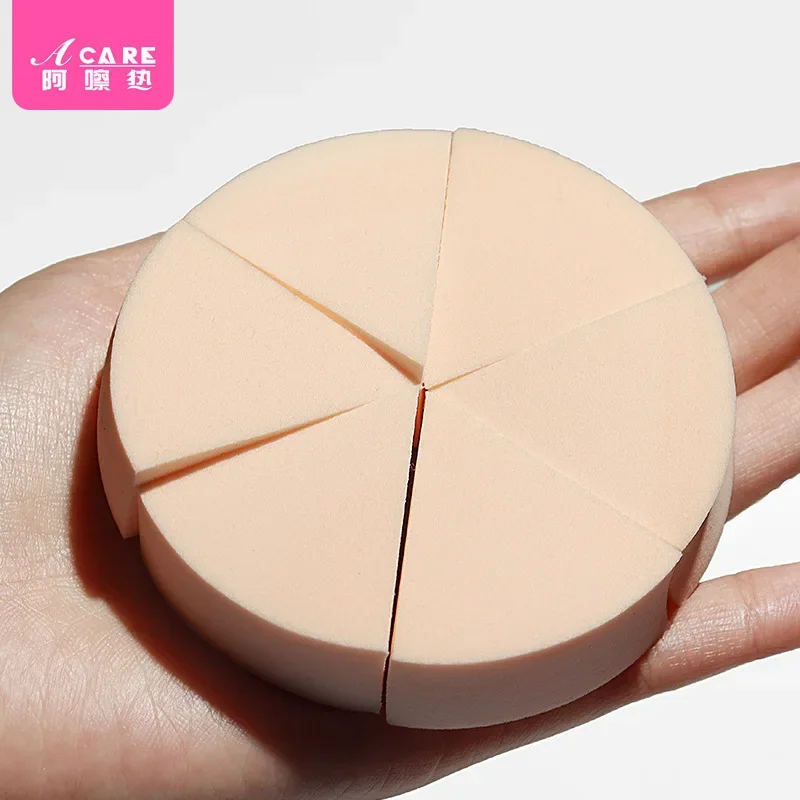 DX01/Powder Puff/A1PQ2-Easy-to-Use Triangle Sponge Wet and Dry Dual-Use Makeup Women's Portable Cosmetic Egg Makeup Tool