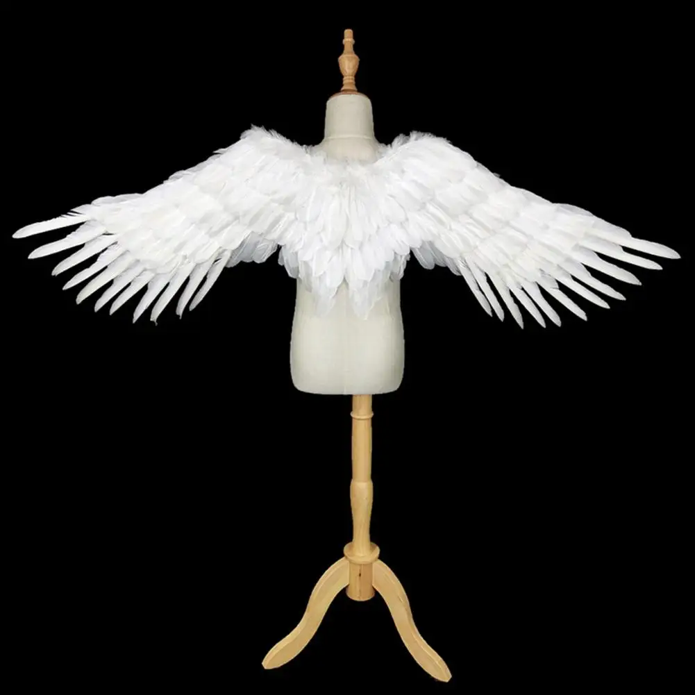 Angel Wing for Men Women Handmade Feather Wings Cosplay Costume Prop Halloween Party Large Size Wings Outfit Accessories