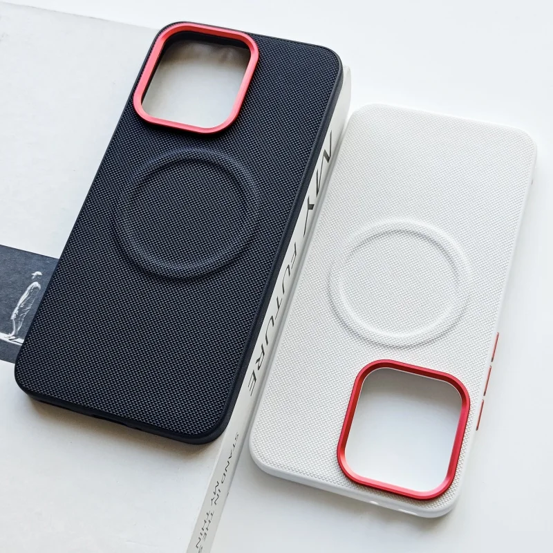 ل ممن لهم Reno15 Reno14 رينو 15 14 برو الماس حافظة جلدية المغناطيسي شفط التباين مفاتيح عدسة الإطار المضادة للبصمة غطاء