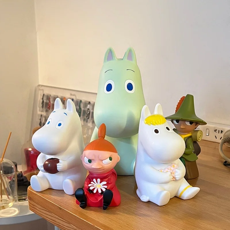 Snorkmaiden, Little My, Snufkin: figura de personaje de dibujos animados, hucha, adorno decorativo para el hogar, objeto artesanal, regalo coleccionable.