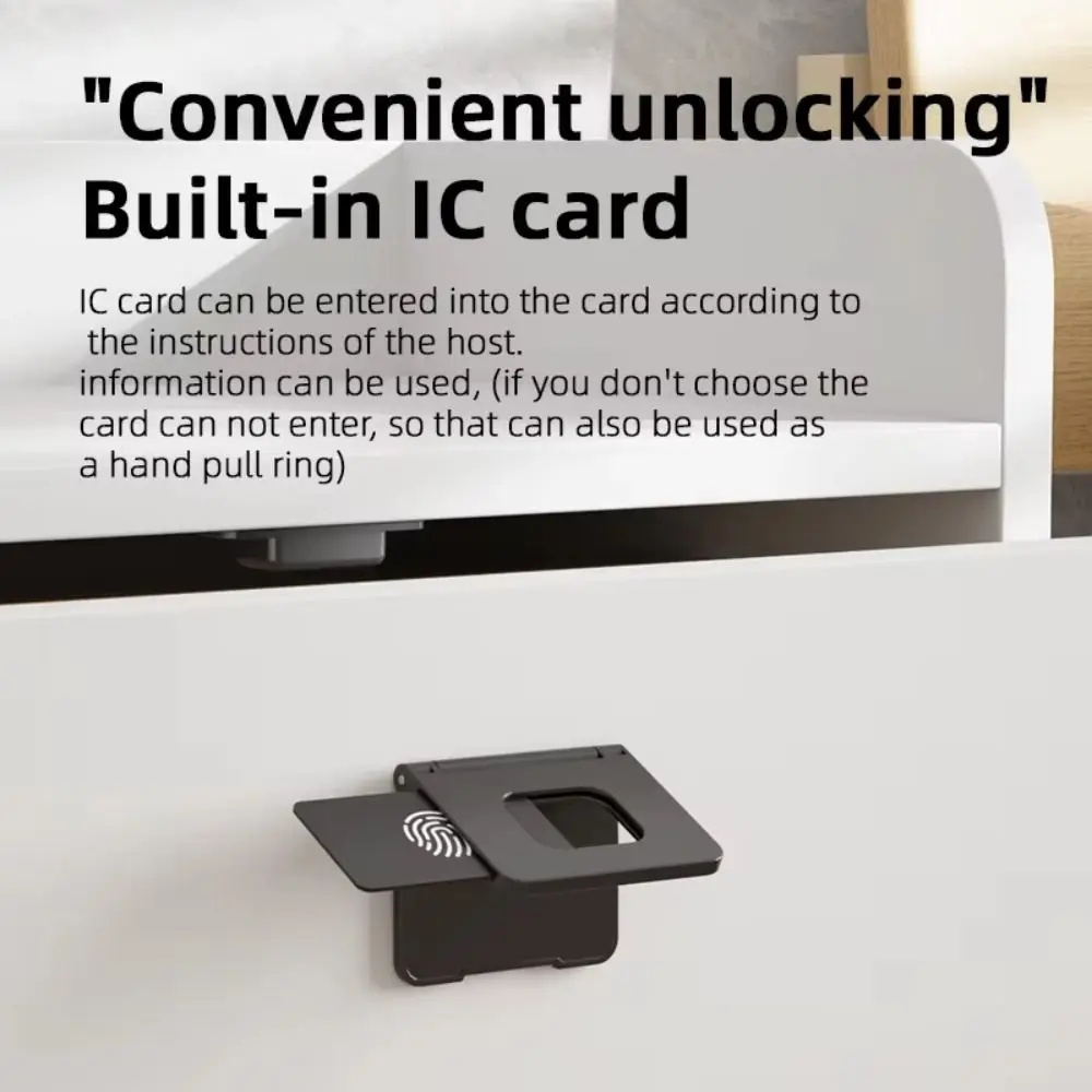 NFC Unlock Smart Cabinet Lock Keyless Entry Long Battery Life Magnetic Sensing Lock Invisible Design Easy To Install