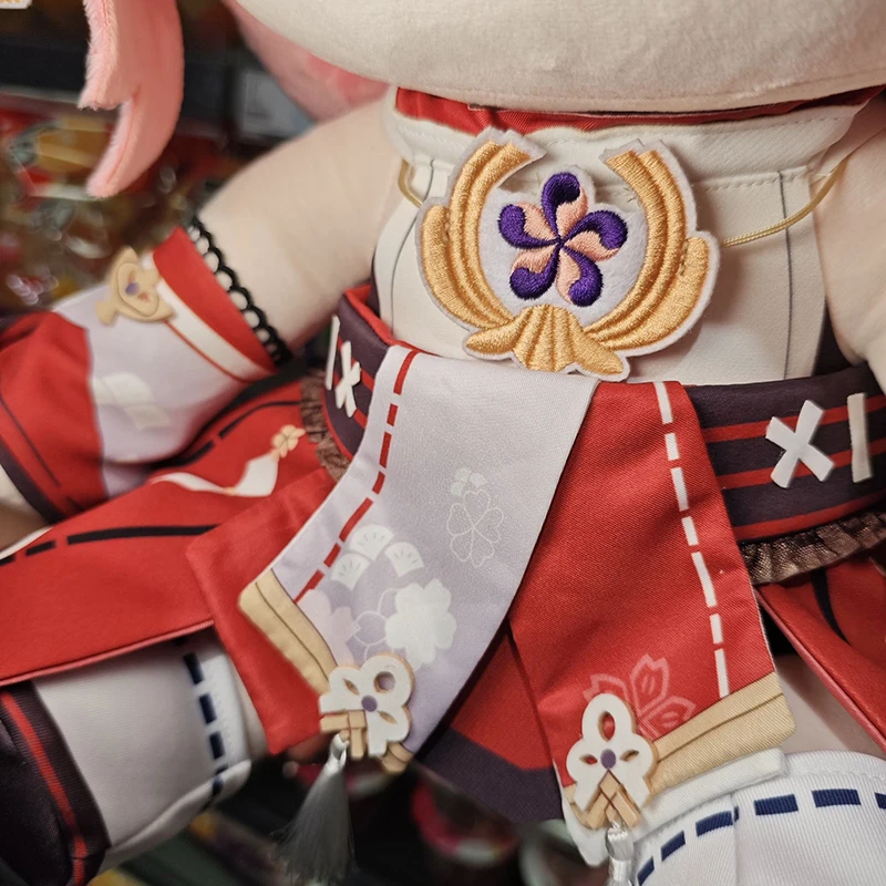 原神インパクト 八重神子 ぬいぐるみ 座り姿勢 おもちゃ プラッシュ アニメ 漫画 ソフト 抱き枕 フィギュア ギフト 40cm 大型