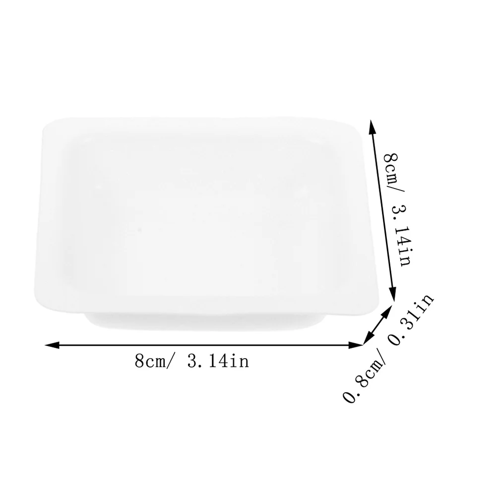 10 個の計量ボート耐久性のあるプラスチック実験室機器サンプル計量トレイポータブル積み重ね可能 100 ミリリットル計量ボート実験室用品