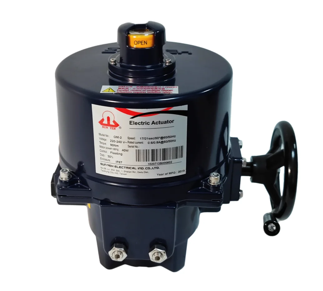 OM-2 Quarter Turn 24V Electric Actuator