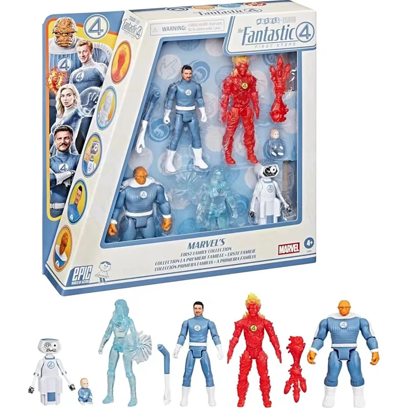 

Hasbro Marvel Studios Fantastic Four First Generation Family Set A Set of Five People Action Figure Model Gift Toy Collectibles