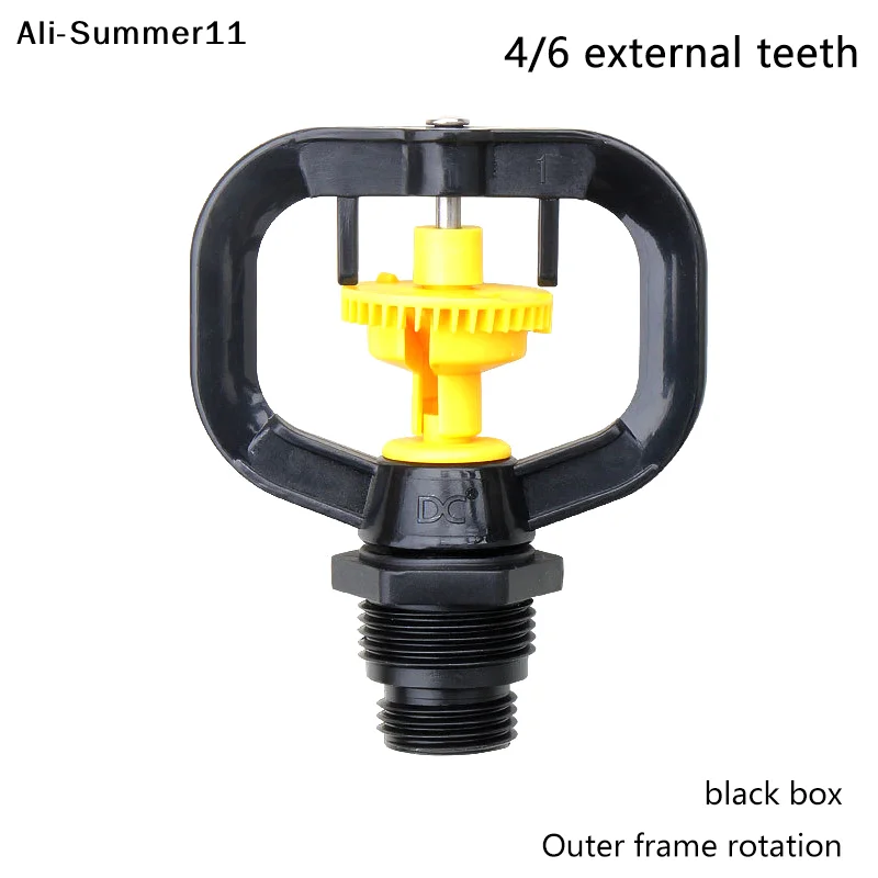 【Wq0】【Au】1/2 3/4 Inch Farm Sprinkler 360 Degrees Rotary Lawn Sprinklers Garden Irrigation Supplies For Small-area Irrigation