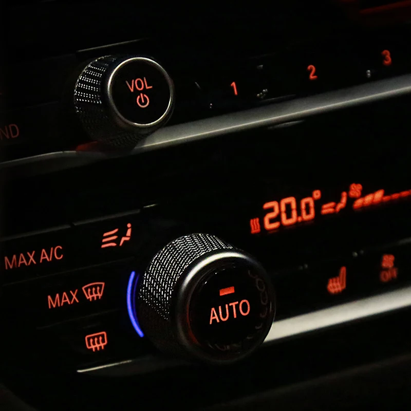 Car Crystal Volume Control Knob Button Replacement Trim ABS Cover Switch For BMW X5 X6 G05 G06 G14 G15 G16 G20 G28 X7 G07 Z4 G29