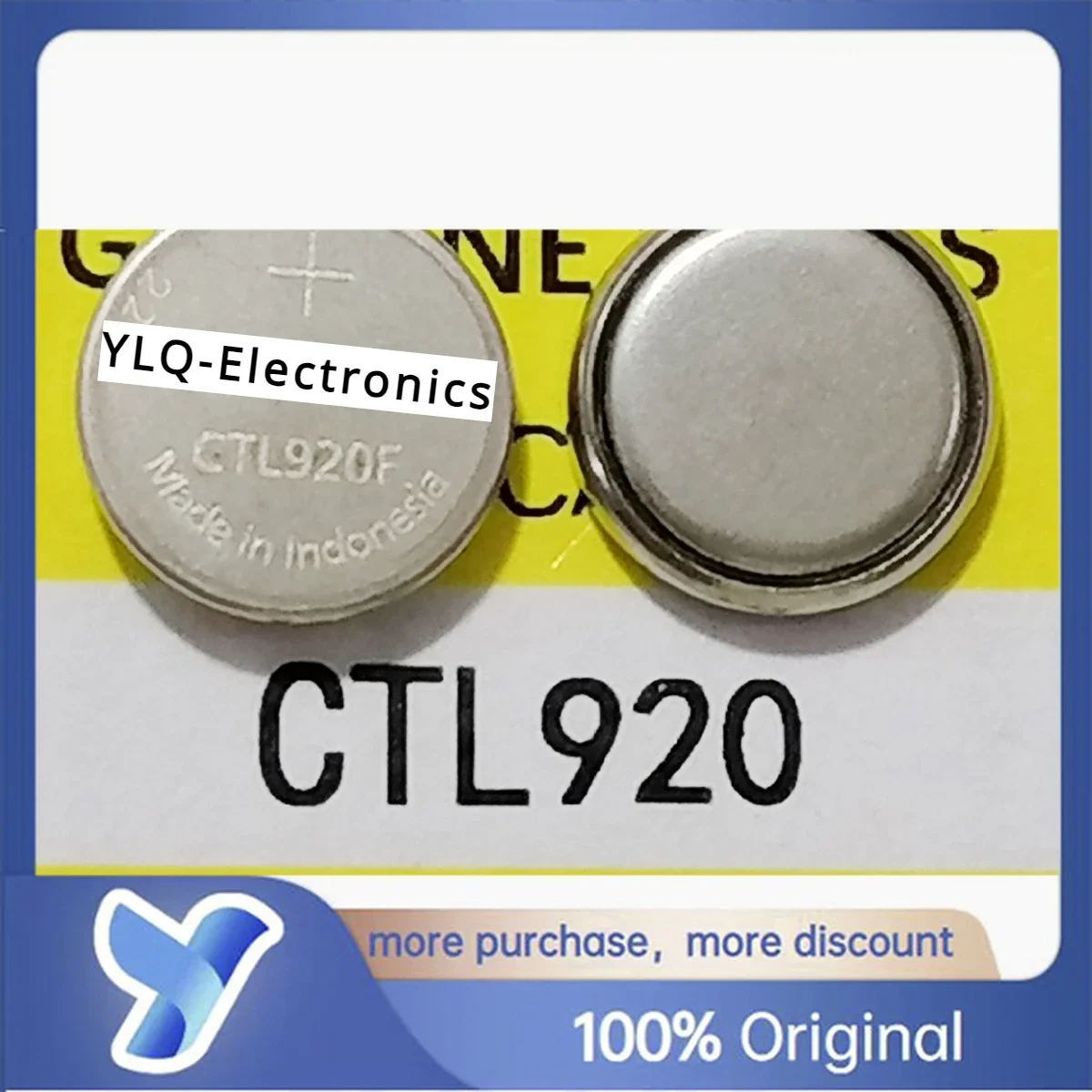 1-5pcs New CTL920 CTL920F 2.3V Energy Rechargeable Capacitor Rechargeable Battery Accumulator Casio G-4000 G-3000