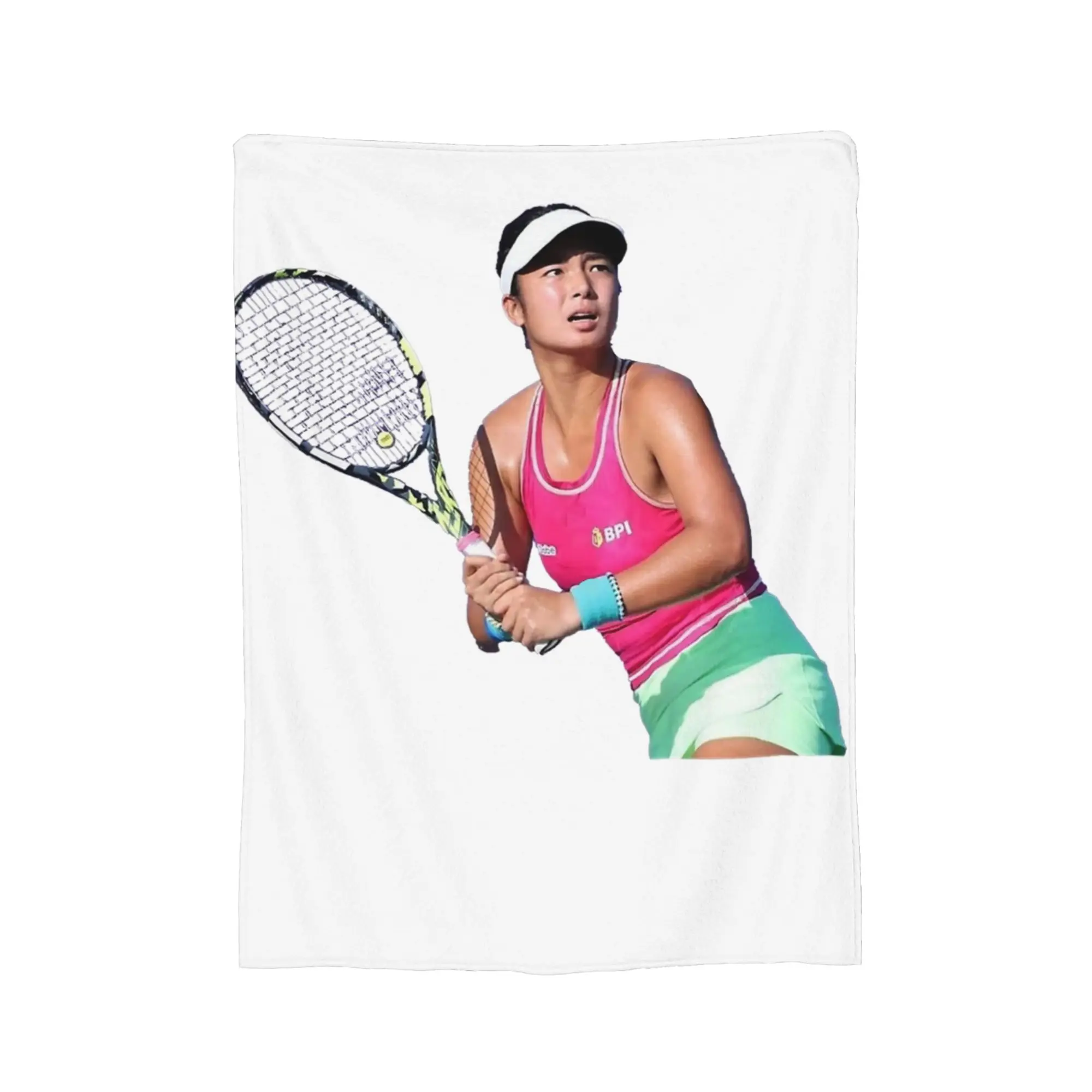 Tennis Player Alex Eala Blanket Fleece  Ultra-Soft Throw Blanket for Airplane Travel Bedroom Quilt