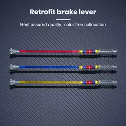 Aluminum Alloy Brake Lever Universal Aluminum Alloy Motorcycle Brake Lever Corrosion Resistant Modification for Lc135