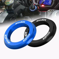 FOR BMW C650GT 2011-2017 2012 2013 2014 2015 2016 motorcycle Ignition cover Key hole Switch decorative Ring Aluminum accessories