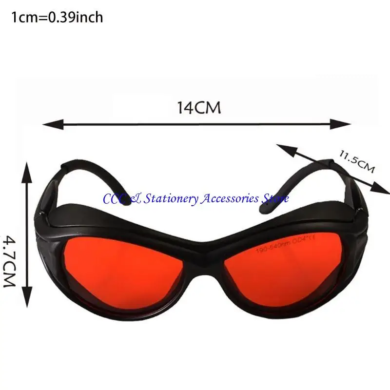 Goggle sicurezza Q1jc occhiali trasparenti completamente allegati occhiali anti-laser sicurezza completamente